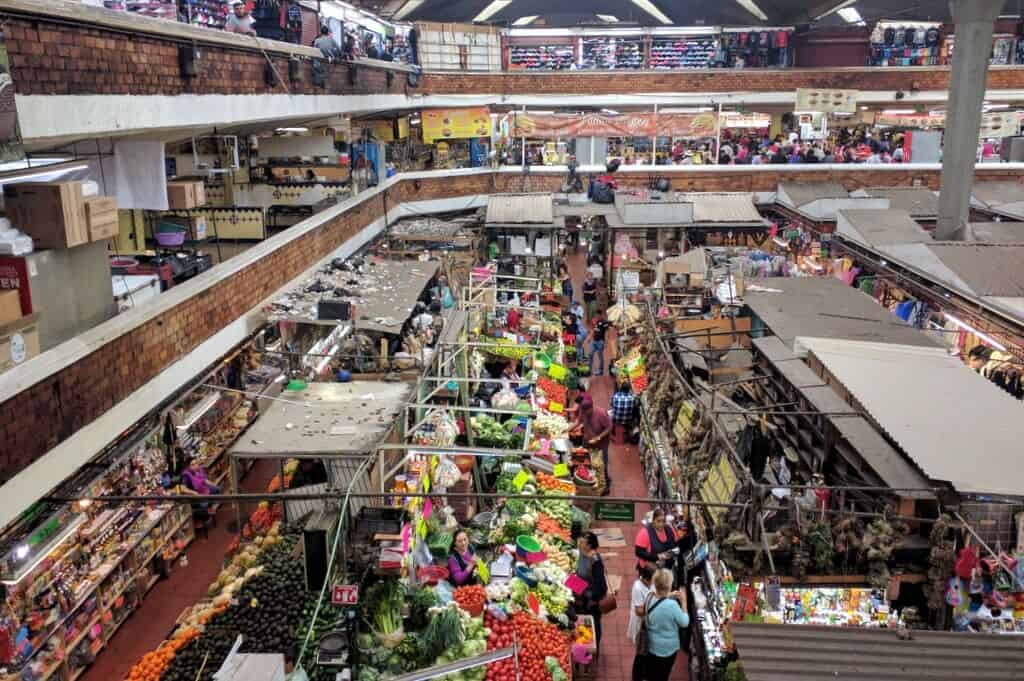 Mercado San Juan de Dios is one of the largest indoor markets in Guadalajara