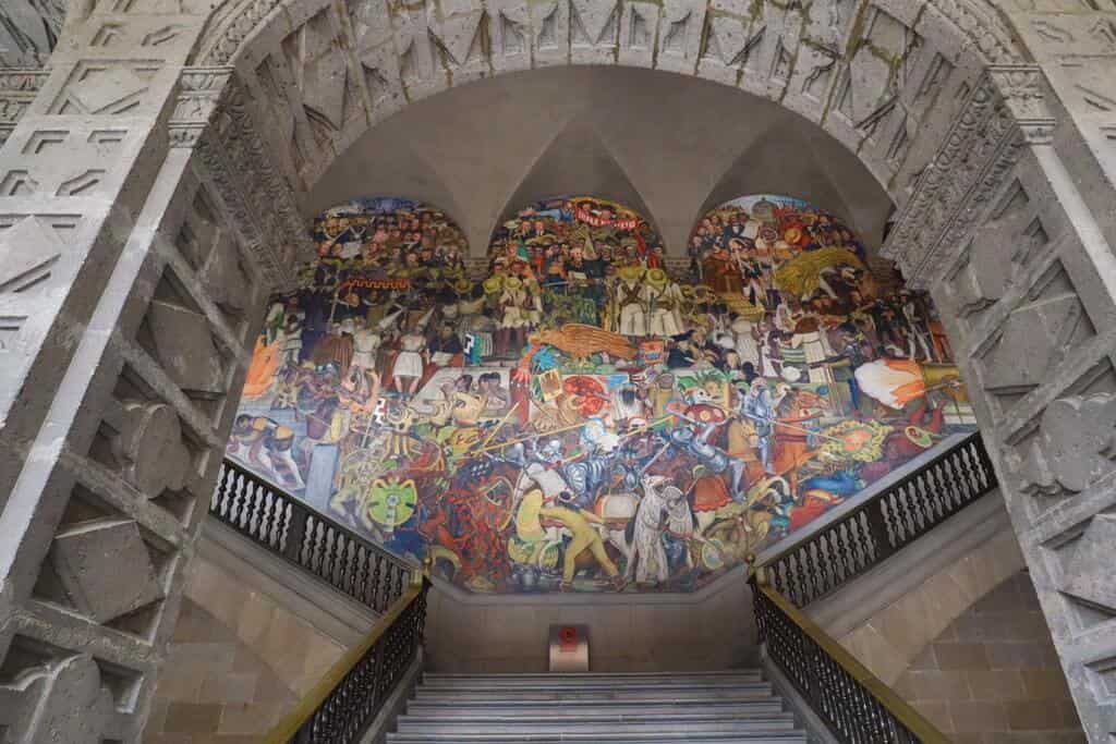 Diego Rivera Murals in the National Palace, Mexico City