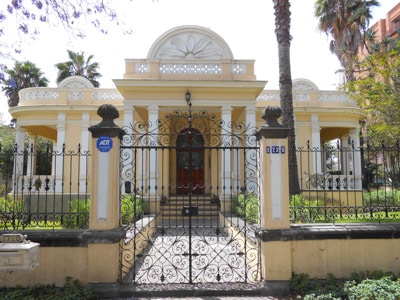 Historic eclectic architecture in the Colonia Americana Guadalajara