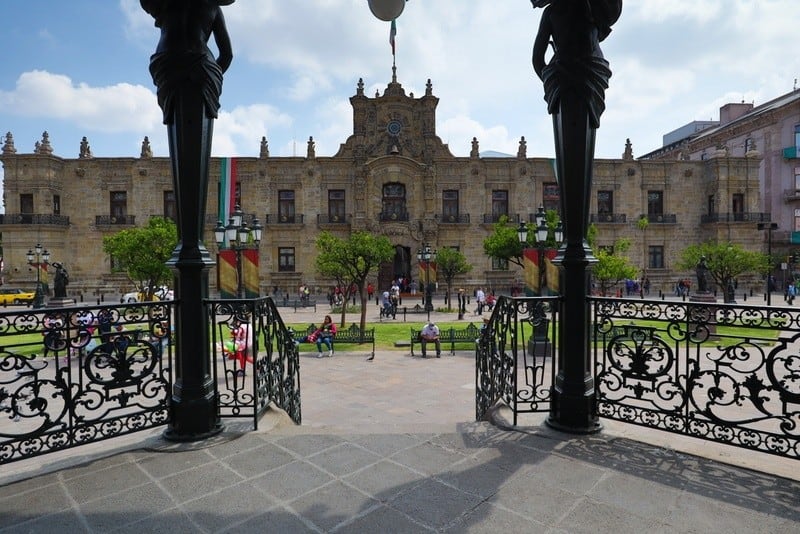 Palacio de Gobierno is Downtown Guadalajara is safe