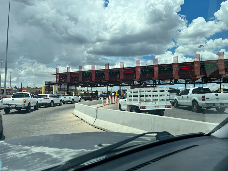 Nogales border crossing is one of the safest places in Mexico to cross