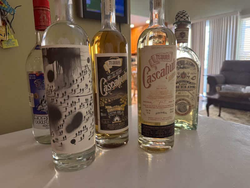 Special edition tequilas brought back from Mexico