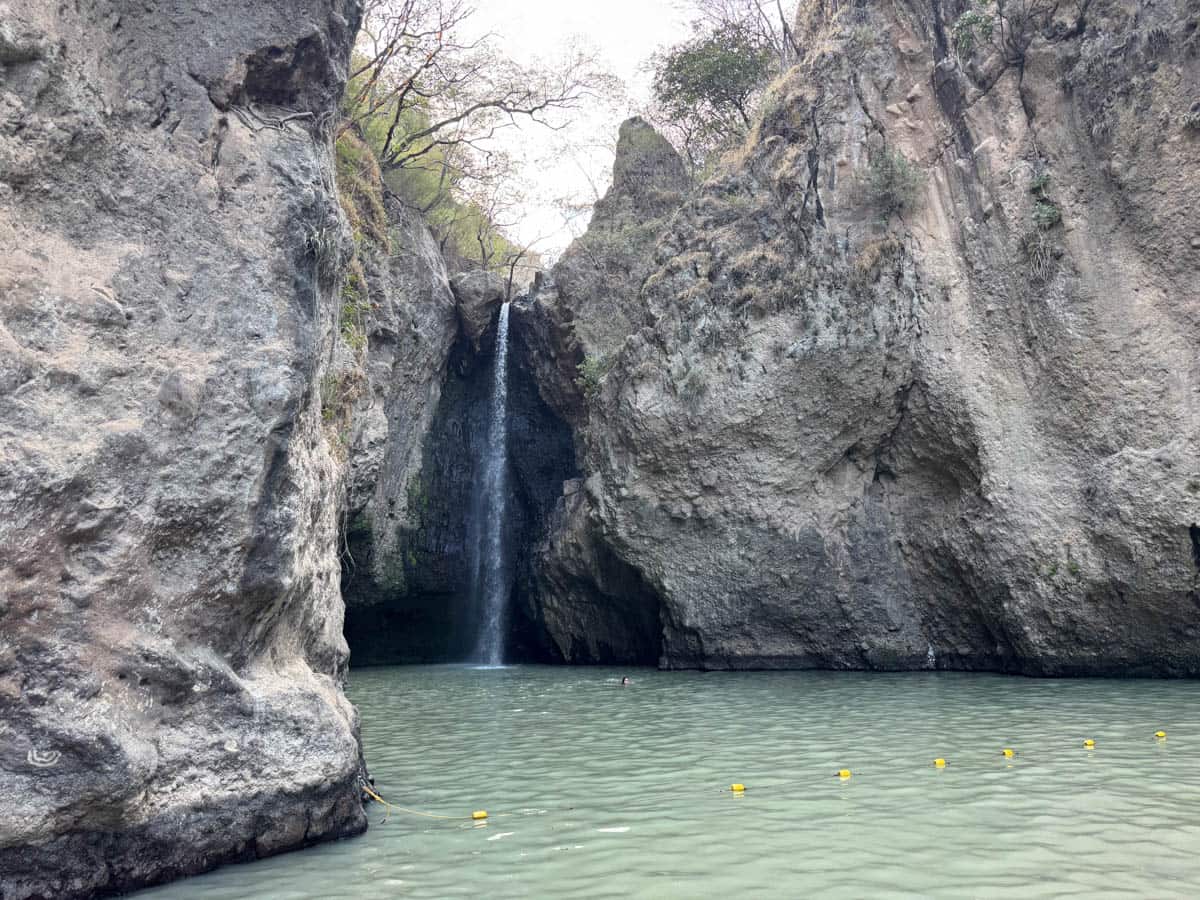 Huaxtla Waterfall in Zapopan, Jalisco