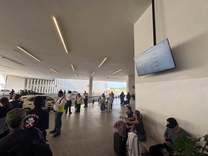 The Guadalajara Airport official taxi line.