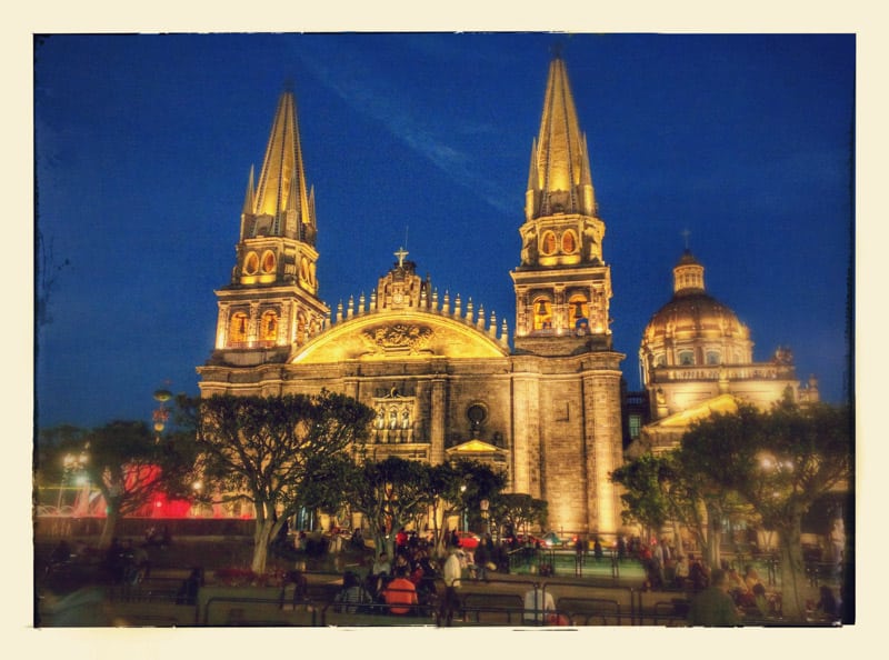 The Metropolitan Cathedral is the most iconic church in Guadalajara