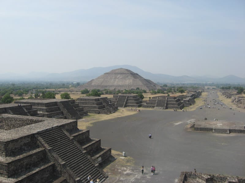 Teotihuacan pyramids in Mexico State