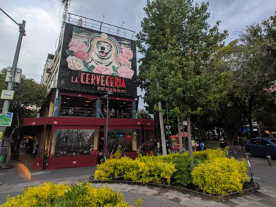 Craft beer brewery in Mexico City