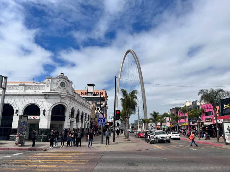 A street full of beer bars and tap rooms in Tijuana, Baja California