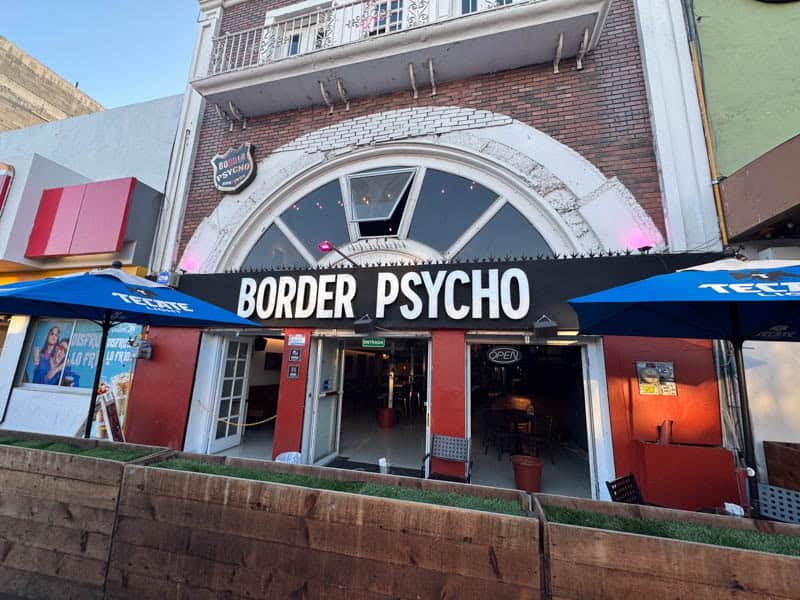 Border Psycho tasting room on Av Revolución in Tijuana